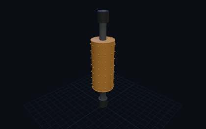 Muster-Rolle & Stempel – 3D-Druck-Generator – 3D-Druck Vorschau