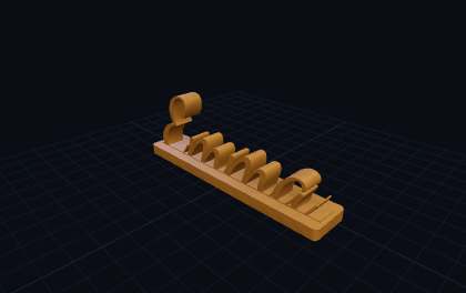 Freistehender Schriftzug – 3D-Druck-Generator – 3D-Druck Vorschau
