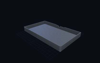 Toaster-Krümelschublade (Ersatz) – 3D-Druck-Generator – 3D-Druck Vorschau