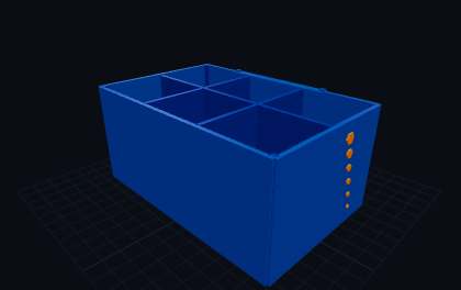 Drucker-Werkzeugbox & Zangen-Einsatz – 3D-Druck-Generator – 3D-Druck Vorschau