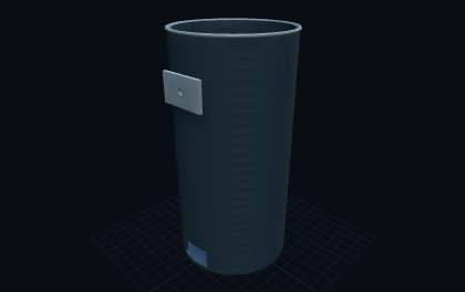Muellbeutel-Halter & Beutel-Spender – 3D-Druck-Generator – 3D-Druck Vorschau