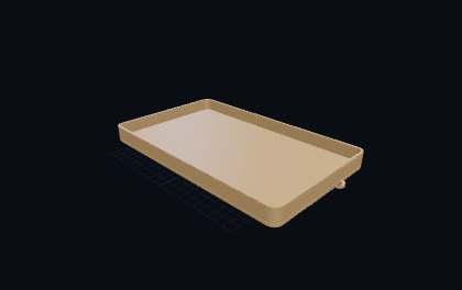 Tabletts & Ablagen – 3D-Druck-Generator – 3D-Druck Vorschau