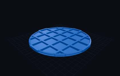 Topfuntersetzer – 3D-Druck-Generator – 3D-Druck Vorschau