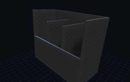 Fernbedienungs-Caddy – 3D-Druck-Generator – 3D-Druck Vorschau