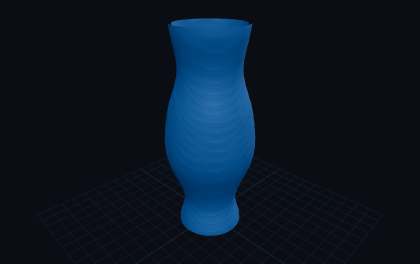 Gedrehte Vasen – 3D-Druck-Generator – 3D-Druck Vorschau