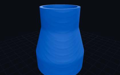 Staubsauger-Reduzierstück – 3D-Druck-Generator – 3D-Druck Vorschau