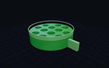 Vasen-Einsatz – 3D-Druck-Generator – 3D-Druck Vorschau