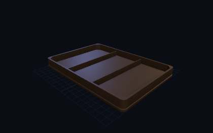 EDC-Organizer & Ablage – 3D-Druck-Generator – 3D-Druck Vorschau