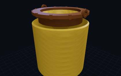 Wespenfalle (hängend) – 3D-Druck-Generator – 3D-Druck Vorschau