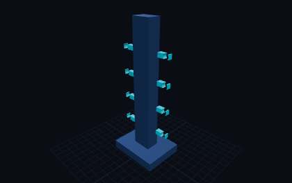 XLR Cable Tower – 3D-Druck-Generator – 3D-Druck Vorschau