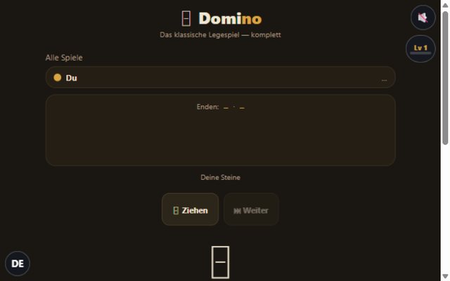 Domino-Steine in einer Kette