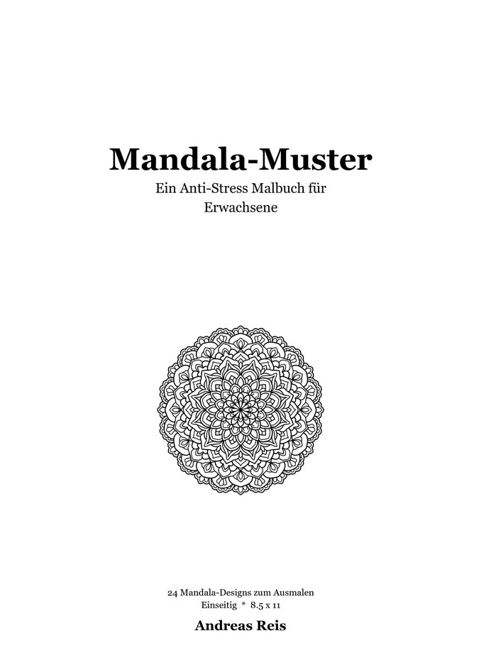 24 kunstvolle Mandalas