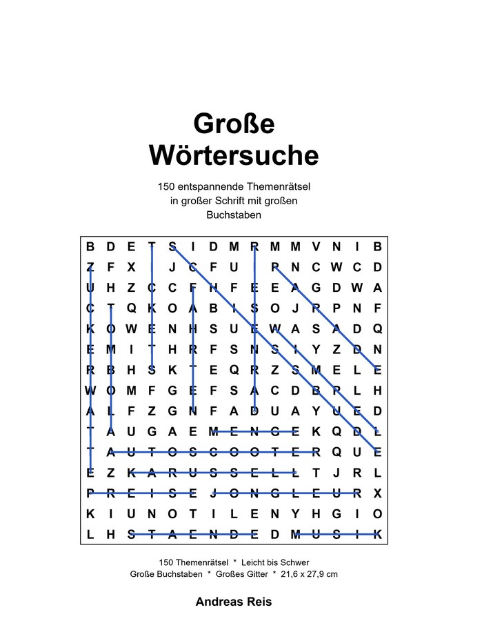 Große Wörtersuche – Buchcover
