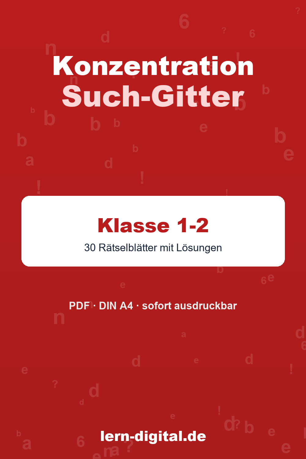 Cover: Such-Gitter: Finden und Zählen – Klasse 1-4